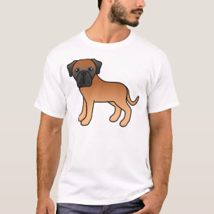 Apricot English Mastiff Süßer Cartoon-Hund T-Shirt