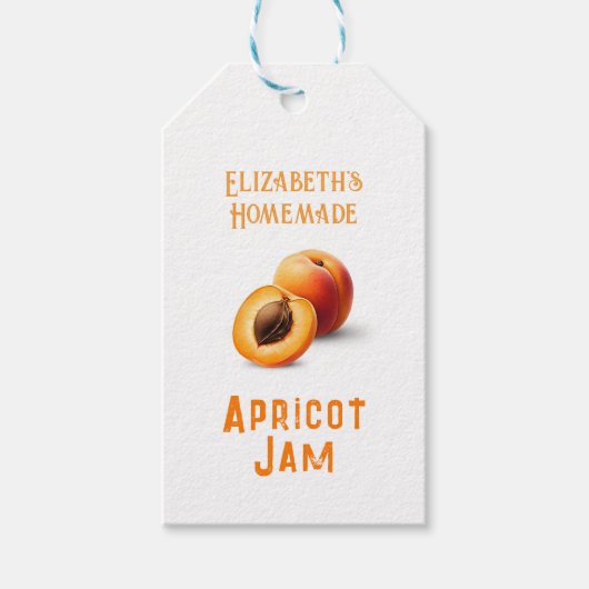 Apricot Jam Geschenkanhänger (Vorderseite)