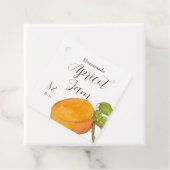 Apricot Jam Homemade Canning Jar Hang Tag Geschenkanhänger (Beispiel)