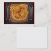 Apricot Jam Pound Cake Business Card Visitenkarte (Vorne/Hinten)