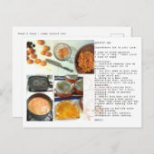 Apricot Jam Recipe Postkarte (Vorne/Hinten)