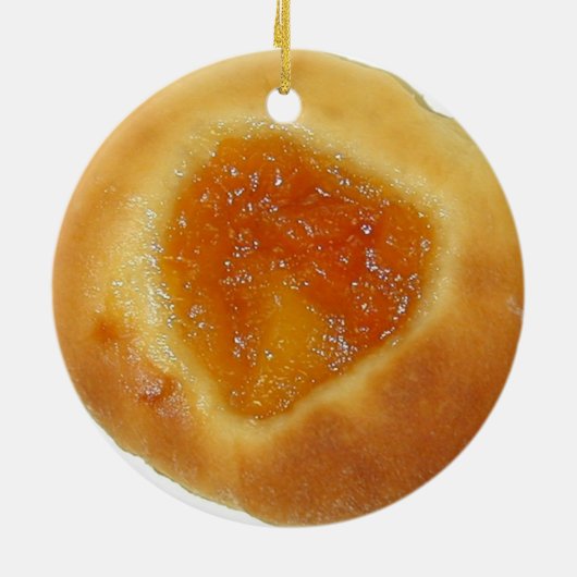 Apricot Kolache Ornament (Hinten)