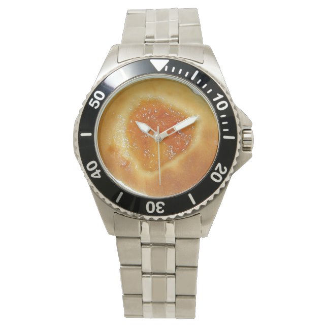 Apricot Kolache Time Watch Armbanduhr (Vorderseite)