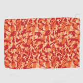Apricot Lava Camouflage Golfhandtuch (Horizontal)
