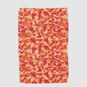 Apricot Lava Camouflage Golfhandtuch (Vorderseite)