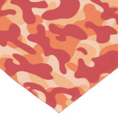 Apricot Lava Camouflage Großer Tischläufer (Ecke)