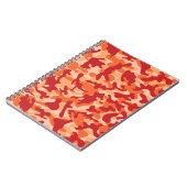 Apricot Lava Camouflage Notizblock (Linke Seite)