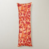 Apricot Lava Camouflage Seitenschläferkissen (Rückseite (Vertikal))