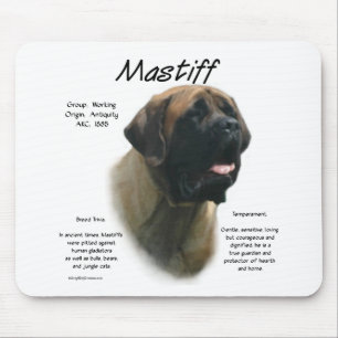 Apricot Mastiff Geschichte Mousepad