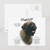 Apricot Mastiff Geschichte Postkarte (Vorne/Hinten)