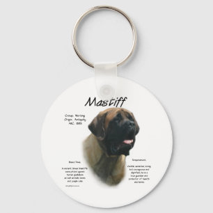 Apricot Mastiff Geschichte Schlüsselanhänger