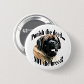 Apricot Mastiff Punish the Deed Button (Vorne & Hinten)