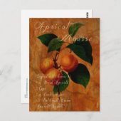 Apricot Mousse Postkarte (Vorne/Hinten)