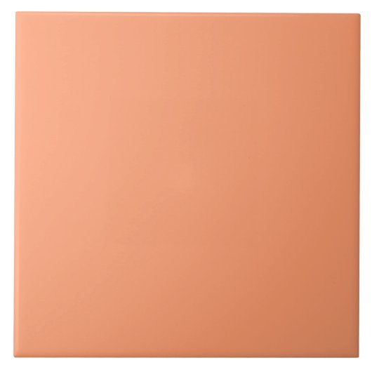 Apricot Orange Keramik Tile. Fliese (Vorderseite)