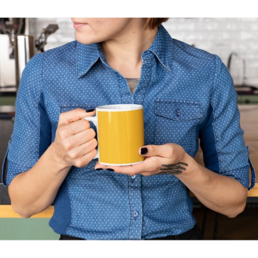 Apricot Perfection - Elegant, solide Aprikose Kaffeetasse