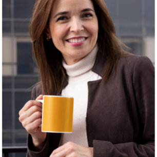 Apricot Perfection - Elegant, solide Aprikose Kaffeetasse