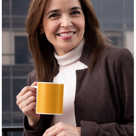 Apricot Perfection - Elegant, solide Aprikose Kaffeetasse