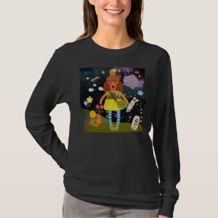 Apricot Poodle Art Niedlich Princess Gifts Whimsic T-Shirt