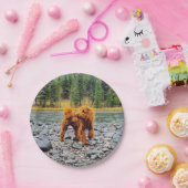 Apricot Poodle - individualisierbares Geschenk Pappteller (Party)