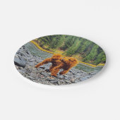 Apricot Poodle - individualisierbares Geschenk Pappteller (Schrägansicht)