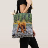 Apricot Poodle - individualisierbares Geschenk Tasche (Von Nahem)