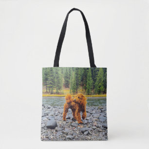 Apricot Poodle - individualisierbares Geschenk Tasche