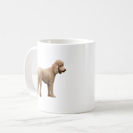 Apricot Poodle Kaffeetasse (Vorderseite Links)