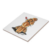 Apricot Poodle Sweetheart Valentines Fliese (Seite)