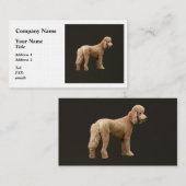 Apricot Poodle Visitenkarte (Vorne/Hinten)