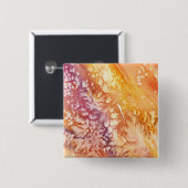 Apricot Rose Abstract Design Button (Vorne & Hinten)