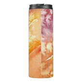 Apricot Rose Abstract Design Thermosbecher (Rückseite)