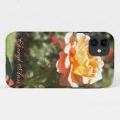 Apricot Rose iPhone 5 Fall *personalize* Case-Mate iPhone Hülle (Rückseite (Horizontal))