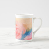 Apricot Rose Knochen China Tasse (Rechts)