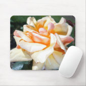 Apricot Rose Mouse Pad Mousepad (Mit Mouse)