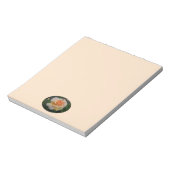 Apricot-Rose Notizblock (Rotiert)