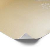 Apricot Rose Spirale Poster (Ecke)