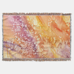 APRICOT SORBET Abstrakte Wasserfarbe Decke