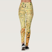 Apricot Swirl Leggings (Rückseite)
