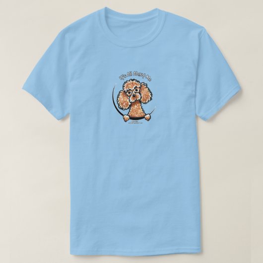 Apricot Toy Poodle T-Shirt (Design vorne)