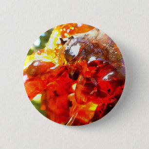 Apricot Tree Leaked Resin Abstrakt Abstrakt Painti Button