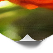 Apricot Tree Leaked Resin Abstrakt Abstrakt Painti Poster (Ecke)