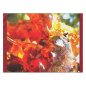 Apricot Tree Leaked Resin Abstrakt Abstrakt Painti Tischdecke (Vorderseite (Horizontal))