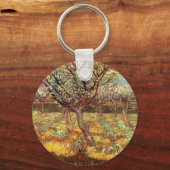 Apricot Trees in Blossom von Vincent van Gogh Schlüsselanhänger (Vorderseite)