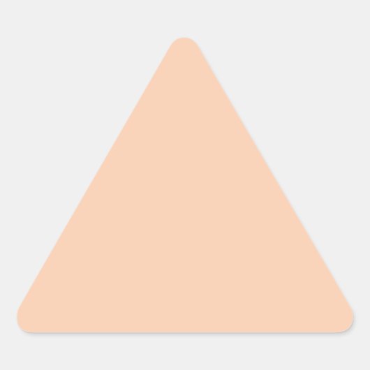 Apricot Triangle Aufkleber (Vorderseite)