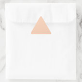 Apricot Triangle Aufkleber (Tasche)