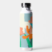 Apricot Tulips Künstlerische Moderne Farbblöcke Fr Trinkflasche (Links)