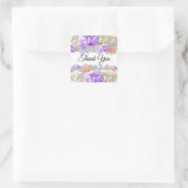 Apricot und Pflaume Blume Vielen Dank Sticker (Tasche)