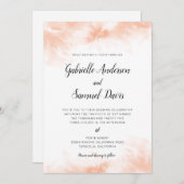 Apricot Watercolor handgeschriebene kalligraphisch (Vorne/Hinten)