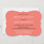 Apricot Wedding Be My Bridesmaid Brautparty Einladung (Rückseite)