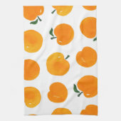 Apricots Aquarell Weißer Hintergrund Vintag Geschirrtuch (Vertikal)